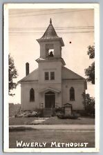 Postcard RPPC Waverly Methodist Church in the Abingtons Waverly PA.     E 22 picture