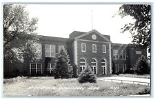 c1940's High School Building Gothenburg Nebraska NE RPPC Photo Vintage Postcard picture