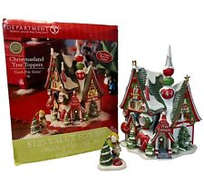 Department Dept. 56 North Pole Series Christmasland Tree Toppers Rotating House picture