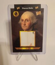 George Washington Handwritten Authentic Relic Card, Piece Of The Past '23  picture