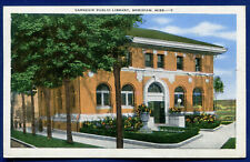 Meridian Mississippi ms Carnegie Public Library old postcard picture