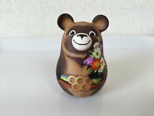 Russian Rolly Polly Wobbling Chime  Hand-Painted Doll (by Svetlana) Mishka picture