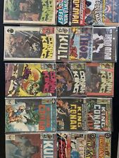 Lot of 20 Mixed Comics KING CONAN Kull CONAN the KING Willow THE WARLORD Captain picture