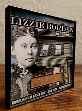 Lizzie Borden House Brick Fragments Framed Display Location Relic Piece  picture