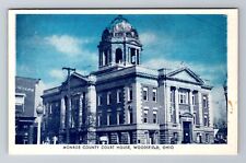 Woodsfield OH-Ohio, Monroe County Court House, Vintage Souvenir Postcard picture