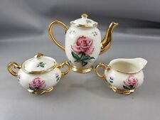 Vintage Kingwood China Co. Tea Set 3 Piece Roses picture
