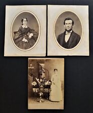 1860 antique PHOTOGRAPHS harrisburg pa SNYDER STENTZ MOTZINGER family enhanced picture