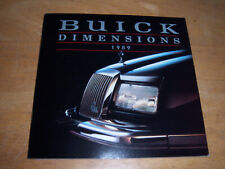 Buick Dimensions 1989 - promotional brochure package. picture