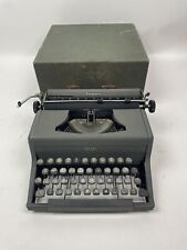 VTG ROYAL COMPANION Portable TYPEWRITER w/Orig Case GREY 1940's/50’s picture