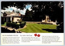 In Flanders Fields, John McCrae Birthplace, Memorial, Guelph Ontario Postcard #2 picture