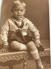 K4 Photograph Boy Sailor Boy 1910-20 picture