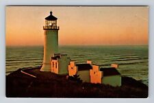 Ilwaco WA-Washington, North Head Lighthouse, Columbia River Vintage Postcard picture
