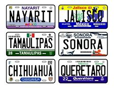 Placas para Carro de Todos los  Estados de Mexico / PLACA DECORATIVA PARA CARRO picture