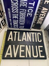 1948 NY NYC SUBWAY ROLL SIGN BROOKLYN HEIGHTS ATLANTIC AVENUE BARCLAYS CENTER picture