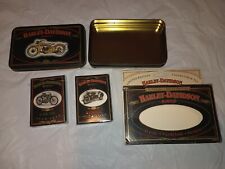 HARLEY DAVIDSON PLAYING CARDS IN LIMITED EDITION COLLECTORS TIN 1997 picture