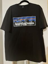 Kurdagonia Military Special Operations Iraq OIF  Black XL T-Shirt Flag Rare picture