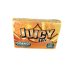 6 packs 1.5 size Juicy Jay's Orange Flavored Cigarette Rolling Papers 1 1/2 picture