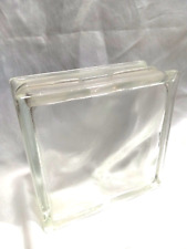 HUGE  Pittsburgh  Corning Frosted Glass Block Bank 8 by 8 inches , 5 pounds + picture