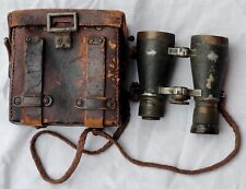 Rare WWI Set Of German C.P. Goerza.G Case Binoculars Fernglas 08 Emil Busch  picture