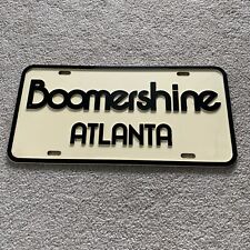 Vintage Boomershine Atlanta Dealership Booster License Plate Georgia picture