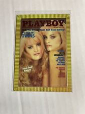 1995 Playboy Chromium Cover Cards MIRJAM & KARIN VAN BREESCHOOTEN #83 (Sept1989) picture