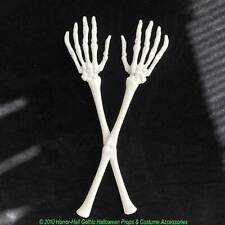 Gothic SKELETON TONGS SALAD SERVERS Hands Arms Halloween Prop Kitchen Decoration picture