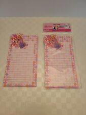 Barbie Magnetic Note Pads-2 Packages W/60 Sheets Each - 1 Is New In Package picture