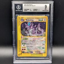 BGS 9 Mint Crystal Nidoking 150/147 Secret Rare Aquapolis Pokemon Card (not PSA) picture