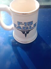 Vintage F-15 Eagle Air Force Mug. 60th Tac Ftr Sq. Fighting Crows.  picture