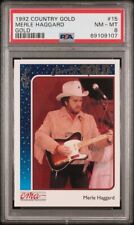 1992 Merle Haggard Sterling Country Gold #15 Gold Parallel PSA 8 NM-MT picture
