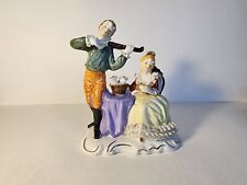 Vintage Blue and White Courting Couple Satis-5 Taiwan picture