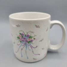 Vtg Russ  Porcelain Coffee Tea Mug FLORAL  picture