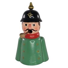 Vintage Expertic Wooden Smoking Policeman Germany picture