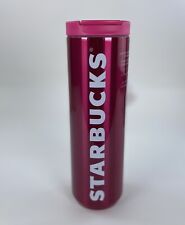 New STARBUCKS Ltd Edition Holiday 2023 Pink Insulated TUMBLER Pom Pom Hot Cup picture