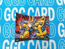 2020-21 UD Marvel Annual Sketch Card Odin And Thanos By Marlo L. Martos  1/1 picture