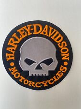 Harley Davidson Willie G Skull Embroidery 10 Inches PATCH Motorcycle Biker Patch picture
