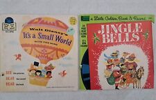 Lot Of Two Disneyland Book/records - Jingle Bells- It's A Small World picture