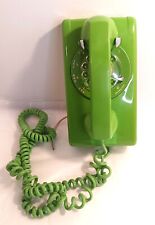 Vintage 1973 Stromberg Carlson Wall Telephone Lime Green Phone Landline Untested picture