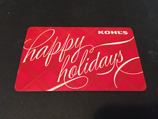 KOHL'S Happy Holidays ( 2013 ) Foil Gift Card ( $0 ) picture