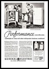 1935 General Electric All-Steel Refrigerators Monitor Top Flatop G. E. Print Ad picture