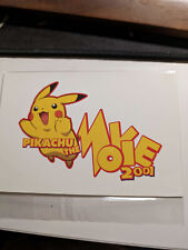 Pokemon Postcard Pikachu The Movie 2001 Japanese Very Rare Nintendo Japan F/S picture