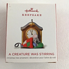 Hallmark Keepsake Miniature Ornament A Creature Was Stirring #3 Mouse New 2018 picture