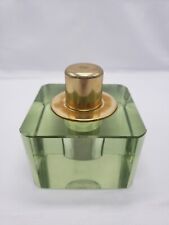 Vintage Mid Century Brown And Bigelow Neptune Green Crystal Table Lighter picture