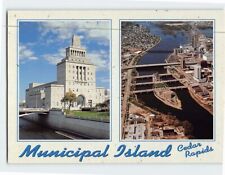 Postcard Municipal Rapids Cedar Rapids Iowa USA picture