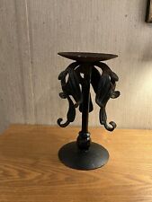 Vintage Wrought Iron Candle Holder picture