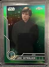 2023 Topps Chrome Star Wars Green Refractors #87 Luke Skywalker picture