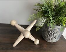 TRAVERTINE MARBLE JACK Tabletop Sculpture Accessory Decoration picture