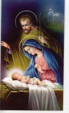 CHRISTMAS NOVENA 2 - Laminated  Holy Cards.  QUANTITY 25 CARDS picture