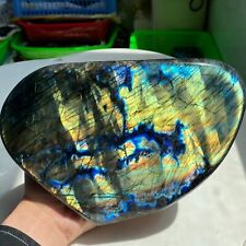 7.93LB Natural Large Labradorite Quartz Crystal Mineral Spectrolite Healing M48 picture