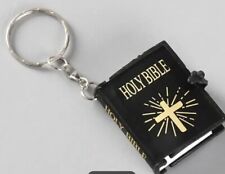 Mini Holy Bible Keychain English Religious Miniature Paper for Jesus lovers picture
